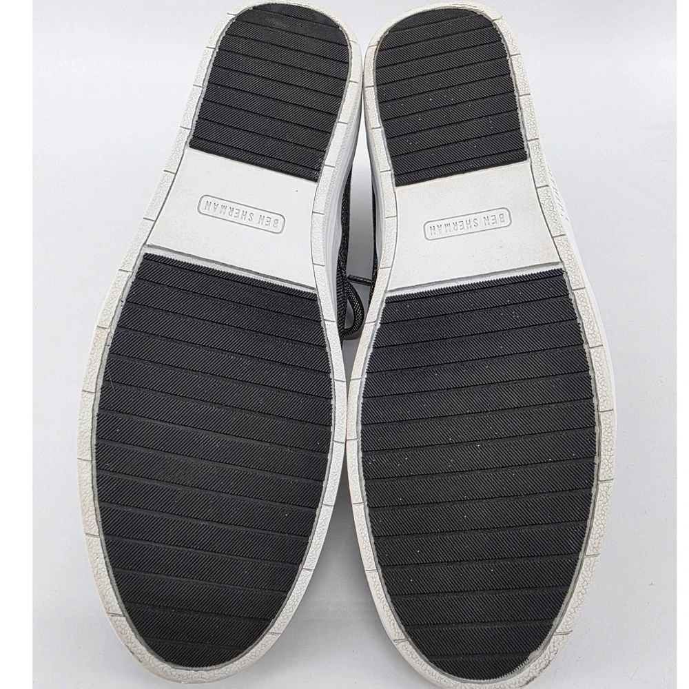 Ben Sherman Mens 8.5 Gray‎ Fabric Chukka Boots Casual Sneakers Rubber Outsole